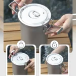 Camping Hiking Rice Cooker Outdoor Portable Picnic Cookware Stainless Steel Pot Multifunctional Travel Cooking Accessory - Image 6