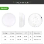 LED Moisture Proof Wall Lamp IP65 Waterproof Outdoor Indoor Modern Lamp for Home Bathroom Balcony Garden Yard Porch Lamp Light - Image 3