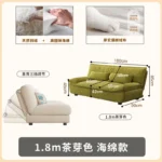 Living Room Loafer Sofas Folding Function Small Outdoor Sofas Modern Design Camas Y Muebles Para El Hogar Home Furniture - Image 20