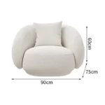 Lazy Luxury Living Room Sofas Modern Double Accent Lounge Sofas Designer Comfortable Divani Da Soggiorno Home Decoration - Image 5