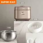 Supor Rice Cooker New Product 0 Coated Stainless Steel Ball Kettle Inner Tank 2-9 Multifunctional Smart Rice Cooker - Image 3