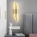 LED Bedroom Wall Lamp Wall Sconces Copper Line Pipe Acrylic Lampshade Indoor Lighting for Living Room Corridor Light Fixture - Image 3