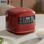 MultiCooker Electric Rice Cooker 110V 220V Non-Stick Pot 1-3 People Mini Cooking Machine Steamed Smart Rice Cooker Kitchen 2L
