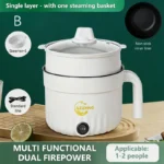 Mini Rice Cooker With Steamer Small Non Stick Hot Pot Multil Lutuan Ng Kanin 1.8L Cheap Rice Cooker Electric Heating Pot〔CC11〕 - Image 9