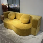 French Fabric Folding Living Room Sofas Small Apartment Compression Sofas Designer Creative Sofas for Living Room Lazy Sofa Bed - Image 5