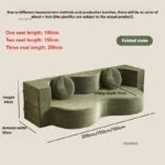 French Fabric Folding Living Room Sofas Small Apartment Compression Sofas Designer Creative Sofas for Living Room Lazy Sofa Bed - Image 6