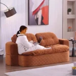 European Classic Living Room Sofas Multifunctional Upholstered Simple Design Living Room Sofas Boneless Comfy Canapé Furniture - Image 6