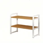 Kitchen Layered Shelves Countertop Cabinets Telescopic Storage Rack Pot Rack Table Top Kitchen Utensils Seasoning Shelf - Image 4
