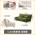 Living Room Loafer Sofas Folding Function Small Outdoor Sofas Modern Design Camas Y Muebles Para El Hogar Home Furniture - Image 11