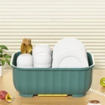 Kitchen Drain Cabinet With Lid, Bowl Box For Storing Dishes, Dishes, Tableware, Household Small Storage Rack, Chopsticks Storage - Image 2